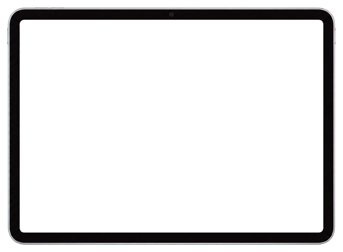 iPadで、サロンのカルテを開いたところ